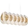 Slamp Fiordlys Suspension Linear lampada a sospensione Gold