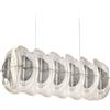 Slamp Fiordlys Suspension Linear lampada a sospensione Silver