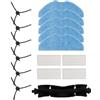 Hosrivae Kit spazzola laterale principale, filtro e panni in microfibra per robot aspirapolvere X-Plorer Serie 75 S+ RG8597W - Set di pezzi di ricambio