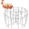 Generic Spiedini per friggitrice ad aria, griglia verticale in acciaio inox, supporto verticale per kebab, carne, pancetta e barbecue per friggitrice ad aria