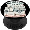 RombiRetro Motocarro d'Epoca Ape Tre Ruote Vintage Regalo PopSockets PopGrip Adesivo