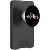 Just Mexican Designs Love Mexico Bandiera del battito cardiaco del Messico PopSockets PopWallet per MagSafe