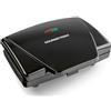 GOURMETmaxx Waffle belga, 750 W, nero, con spie di controllo