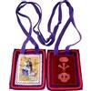 MERCILIA MEISHILAI 3*2.4 Marie Julie Jahenny Realizzata in lana Viola Scapola di Benedizione e Protezione Scapola Cattolica Collane Regali Devozionali Escapulario Morado Escapularios Católicos Da