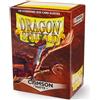 Dragon Shield Maniche Per Carte Standard Matte Crimson Dragon 100ct TCG Protector
