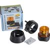 ROLLY TOYS Ferbedo Flashlight arancione (luce lampeggiante per scivoli e trattori a pedale, auto della polizia, montaggio sul veicolo o sul volante) 104017