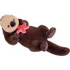 Wild Republic Earthkins Lontra Marina, Peluche, 38 cm, Giocattolo di Peluche, Riempimento con Bottiglie d'Acqua Riciclate Filate, Ecologico