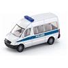 Siku 0804, autobus della polizia, metallo/plastica, argento, gancio di traino, auto giocattolo per bambini