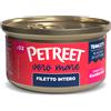 Petreet Cat Vero Mare Filetto Lattina Multipack 24x70G TONNO GAMBERETTI