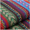 BrightGlow Tessuto in Cotone per Cucire con Motivo Etnico Stoff in Stile Boho al Metro Fiori Esotici Stoffa in Cotone e Lino Decorazione Retrò Multicolore per Cucire Stoffa per Costumi 14# 300 X 150CM