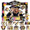 Nivofu 31 Pezzi Photo Booth Laurea 2026 Kit - Include 31 Accessori Divertenti, Gadget Laurea Colorati per Feste, Decorazioni Foto Props per Dottore, Uomo e Donna, Design Moderno e Vivace