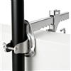 Libershine Supporto per ombrellone da balcone, 32 mm/25 mm, supporto per ombrellone da balcone, supporto per ombrellone da balcone, area di serraggio 0-20,5 cm, per ringhiere terrazze