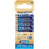 WatioWave Batteria alcalina LR03 (AAA) 1,5 V, 8 pezzi, ideale per dispositivi elettronici, giocattoli e telecomandi.