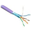 Planet Cavo PLANET FTP, a quattro coppie, Cat5e, LS0H, Dca, serie Planet Elite, bobina da 305 metri, colore viola