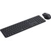 RAPOO Tastiera con mouse Rapoo 9810M Grigio AZERTY