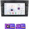 OEM Autoradio con connettività intelligente integrata, supporto multimediale, compatibile con Opel Astra H, G, J, Zafira B, Corsa C, D, Antara, Vectra, Vivaro, modello S8 (8 core, 8 GB di RAM, 128 GB di memoria), colore nero