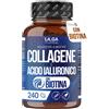 LA.GA. Srl collagene acido ialuronico biotina 240 compresse senza glutine e lattosio