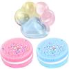 AWAVM Set di 3 pezzi Squishy Anti Stress 2 Biscotti Squishy Kawaii 1 Giocattoli Squishy Zampa di Gatto Yoyo Mochi Squishy Regalo Carino Compleanno Festa o Natale Giocattolo Sensoriale Decompressione