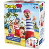 TOMY Pump Up Pirate - Gioco da tavolo per bambini in età prescolare, gioco d'azione per bambini di 4, 5, 6, 7, 8 anni