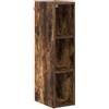 Roanoer Armadietto pensile in rovere affumicato, 20 x 29,5 x 80 cm, mobile da cucina in legno stretto per cucina, soggiorno e corridoio, design moderno con molto spazio