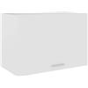 Roanoer Armadietto sospeso Lyon, bianco, 60 x 31 x 40 cm, in legno, con anta a ribalta e mensola per la cucina, salvaspazio, portata fino a 60 kg