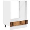 Roanoer Mobile da cucina effetto legno anticato, moderno pensile in legno, 60 x 46 x 81,5 cm, versatile armadietto con spazio per cucina e sala da pranzo, struttura robusta