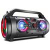 Audiocore Altoparlante portatile Bluetooth Audiocore 30W 20W+ 5Wx2 IPX4 A prova di schizzi Radio microSD Rosso [UGAUIBBTAUAC875]