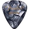 Fender Accessories - Plettri per chitarra, Moto Style, confezione da 12 M Nero