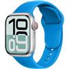 SRena C1A for Cinturino Apple Watch 38 40 41 42 44 45 46 mm,Ultra e Ultra 2,SE,Serie 7/8/9/10 - Compatibile con Tutti i Modelli,Blu Oceano
