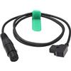 HangTon Video Broadcast Camera Monitor XLR 4 Pin femmina D-Tap cavo di alimentazione