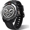 Mibro GS Explorer Smart Watch, schermo AMOLED rotondo da 1,34 pollici, supporta oltre 150 modalità sportive, GPS a doppia frequenza con 5 satelliti e livello impermeabile fino a 100 metri, nero