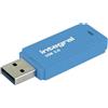 Integral Neon Blue Chiavetta USB 32 Giga - Flash Drive USB 3.0 SuperSpeed - Pennetta USB veloce