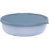 Mepal Contenitore per Microonde Lumina, Contenitori alimenti con coperchio adatti per frigo, freezer, forno a vapore e microonde, Contenitore plastica con coperchio, 2000 ml, Nordic blue