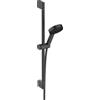 hansgrohe Pulsify Select S Set doccia 105 3 tipi di getto Relax con asta doccia 65 cm, nero opaco, 24160670