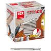 TOX 017102271 - Caja de 50 tacos clavo LSN ATTACK 8 x 120 mm + tornillo LSN-SK