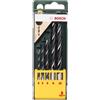 Bosch Professional Set Misto da 5 Punte per Legno, 4-10 mm