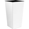 Prosperplast Urbi Vaso di fiori alta 91,5 litri, plastica, 40 x 40 x 75 cm in colore bianco.