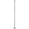Windhager Set di palo Parasole Basic, Asta in Acciaio, Asta di appoggio per Tende da Sole, antiruggine, Altezza Max. 243 cm