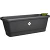 Elho noa balcony trough m - Fioriera per Balcone - Con Serbatoio d'Acqua - Realizzato in Plastica 100% Riciclato - Living Black