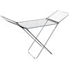 Amig - Stendibiancheria pieghevole con ali Mod. Aeria AirFlow - Alluminio e acciaio - Stendino leggero per biancheria - 18 m di spazio di stenditura - 176x55x92 cm - Colore argento/nero