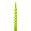 Cereria Di Giorgio - 6 Candele Tortiglione - Ø 2.2 cm h. 21 cm - Verde Pop
