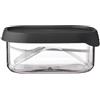 Mepal - Contenitore per la Frutta Take a Break - Contenitore per la Frutta Fresca - Scatola con Forchettina - Perfettamente Adatto al Porta Pranzo Take a Break - 250 ml - Nordic Black