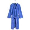 Caleffi - Accappatoio MINORCA per Bambini Unisex con Cappuccio, in Spugna 100% morbido Cotone idrofilo 400gsm, Lavabile in Lavatrice 40° + Asciugatrice, Taglia 12-14 anni Colore BLU