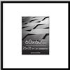Americanflat Cornice 60x60 cm Nera - Cornice 25x35 cm con Passepartout o 60x60 cm Senza Passepartout - Portafoto con Bordo Sottile in PVC e Pannello Protettivo in Plastica