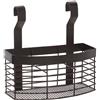 Premier Housewares 507225 Sorello - Cesto portaoggetti da appendere, in ferro, nero, 12 x 20 x 21 cm