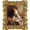 FJXMFRAME Cornice portafoto ondulata, 20 x 25 cm, oro anticato, da appendere alla parete e al tavolo, cornici barocche ornate da 20 x 25 cm o opaca fino a 12 x 18 cm (20 x 25 cm, oro)