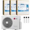 LG Condizionatore LG ARTCOOL Gallery LCD trial split 9000+9000+9000 BTU inverter A+++ wifi unità esterna 5.3 kW MU3R19.U24A0/A09GA2N.EEU_3
