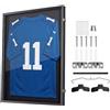 VEVOR Cornice per Maglie da Calcio Espositore Trasparente 71,8 x 92,5 cm, Teca per Maglie di Sport Calcio Rugby Basketball, Hocky Baseball Chiusura Magnetica Pannello in Policarbonato Protezione UV