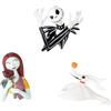 Grupo Erik Nightmare Before Christmas Set 3 Calamite Frigorifero 3D | Magneti Decorativi PVC, per Bambini e Fan, 5 x 6 x 2 cm, Idea Regalo, Disney Gadget
