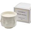 Candela Profumata in Vaso Ceramica Facce Fresh Cotton H11 cm | EDG